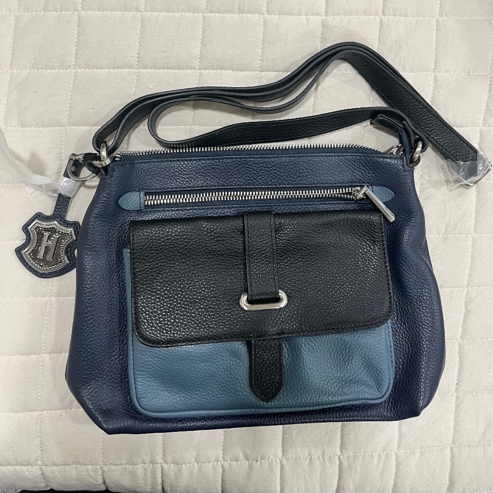 JW Hulme Blue Color Block Crossbody